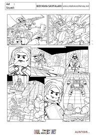 lego-süper-kahramanlar boyama sayfaları